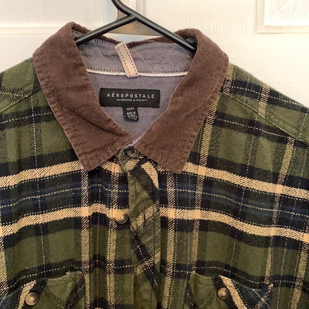Men’s NYC plaid corduroy jacket